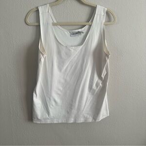 Chico's Classic Nylon White Tank Top